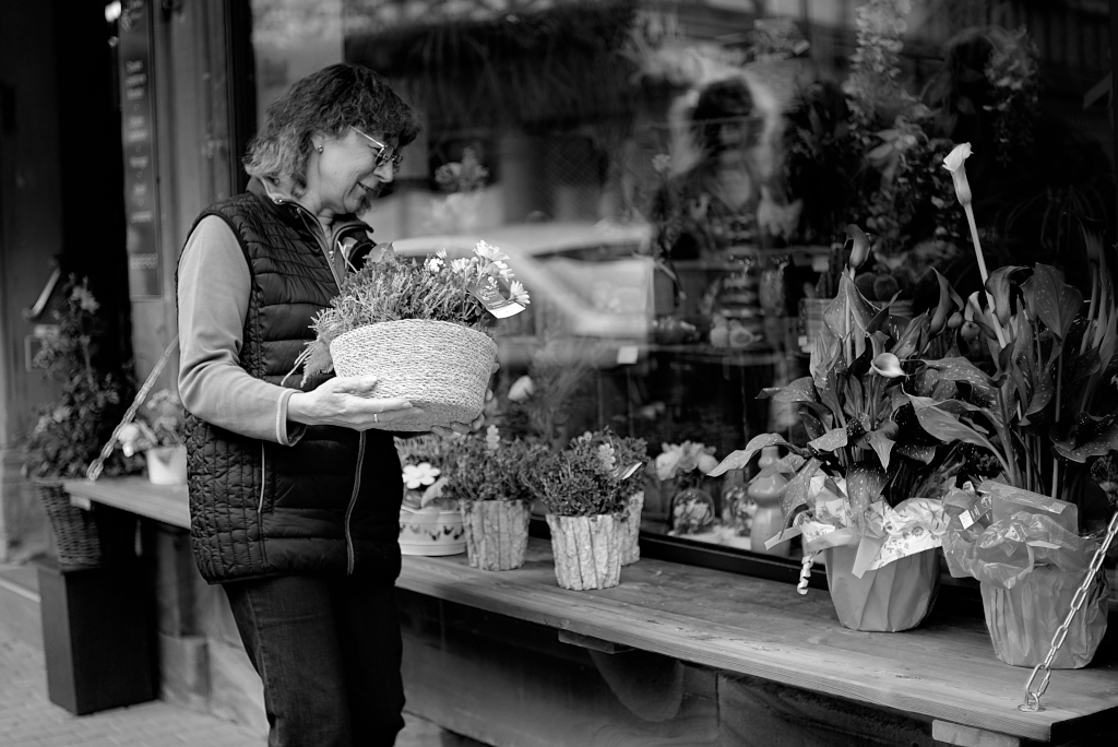 Fleuriste Obernai, Alsace - Avril 2025